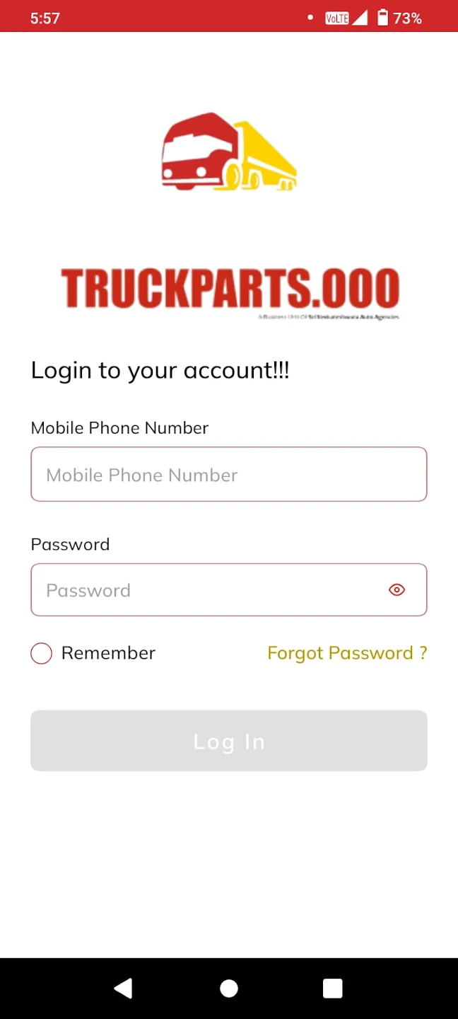 Truckparts app